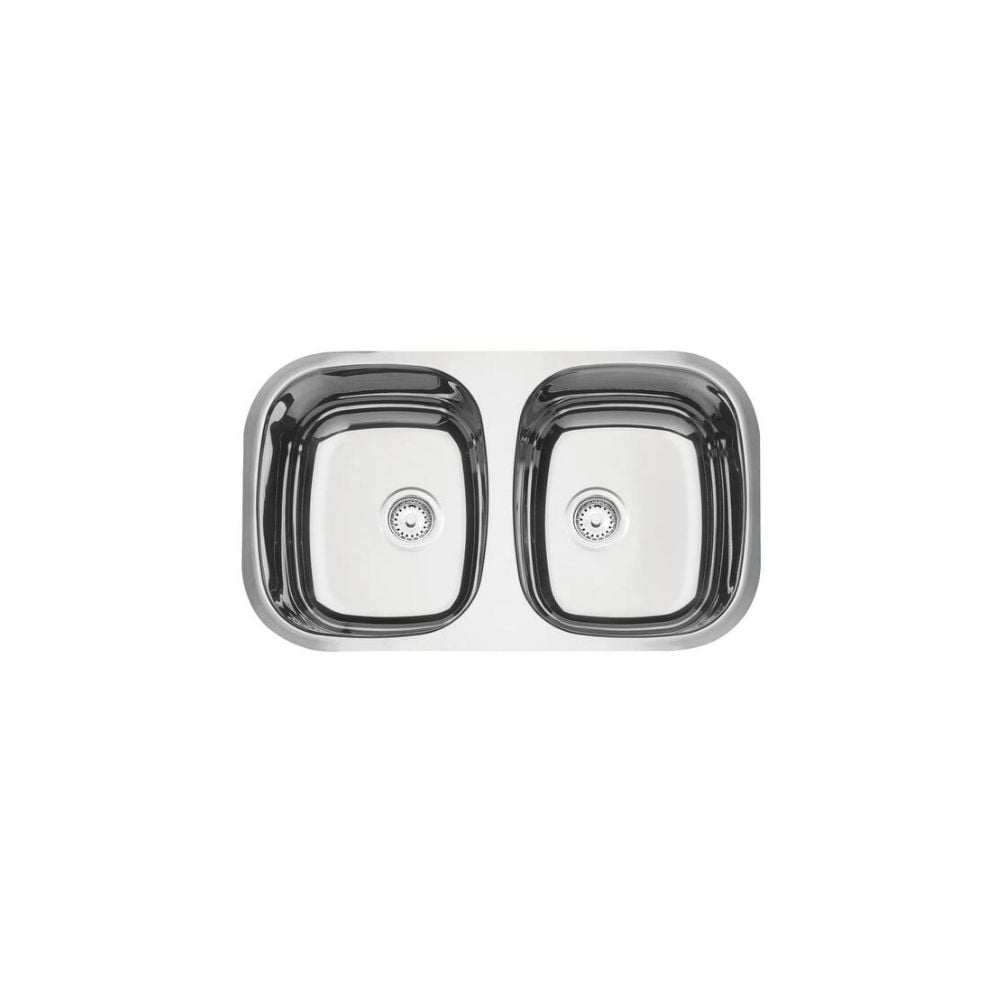 Cuba Dupla Retangular Tramontina em Aço Inox com Válvula 72x40cm | 94030207 - imagem 1