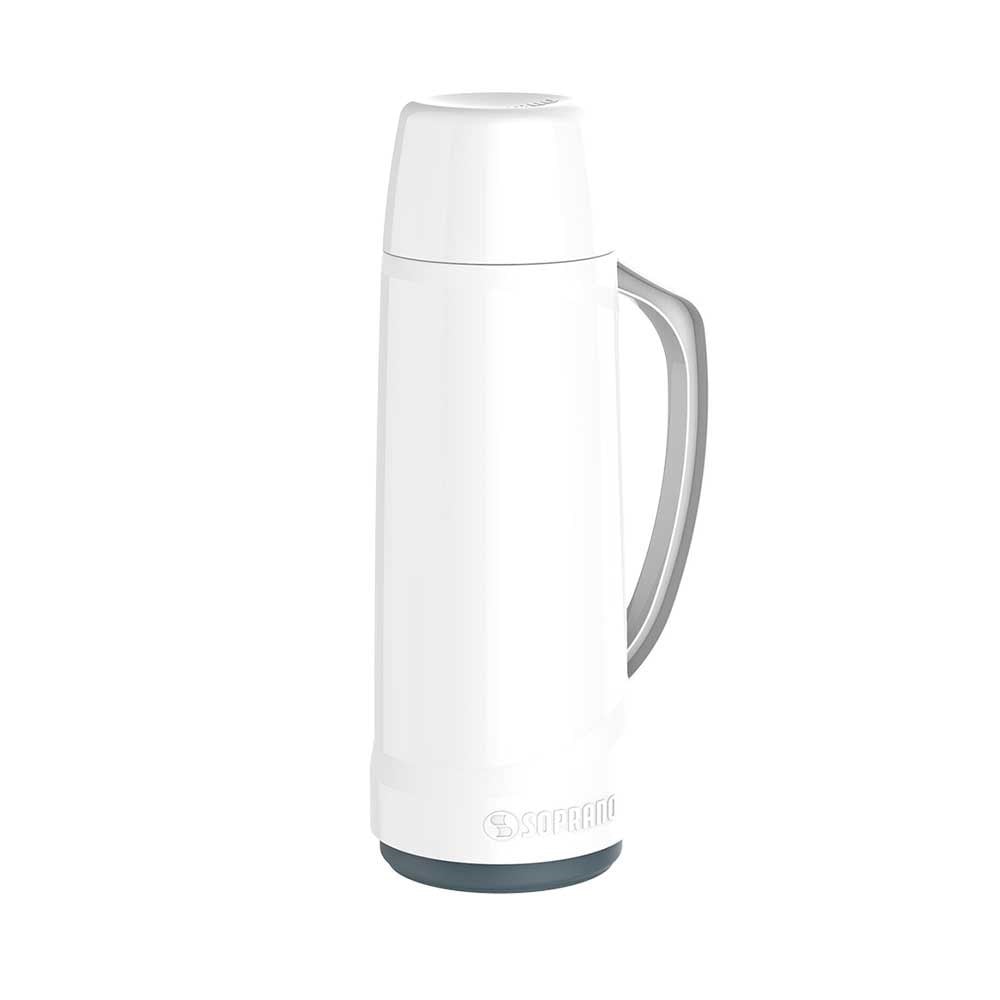 Garrafa Térmica Soprano Cristal 1L Branca 09003.0160.02