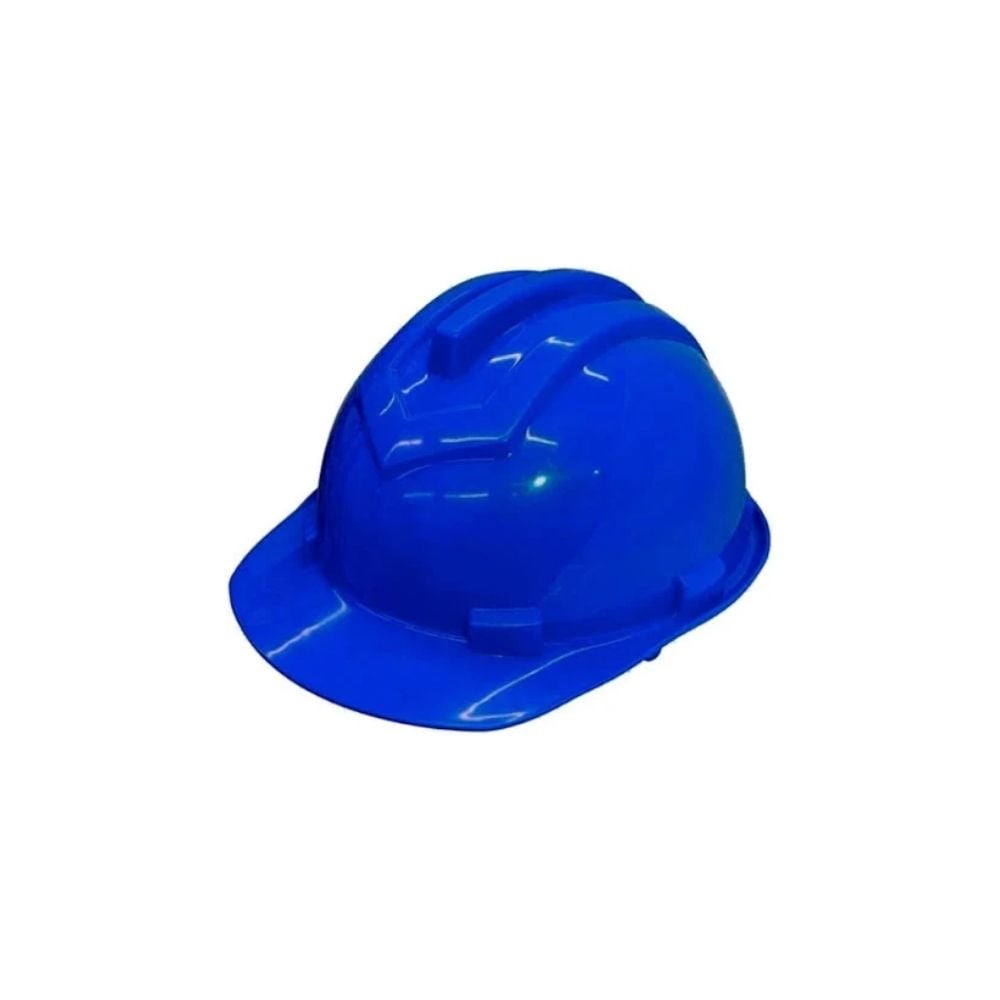 Capacete com Carneira Ledan Plástico Azul 2537 - imagem 1