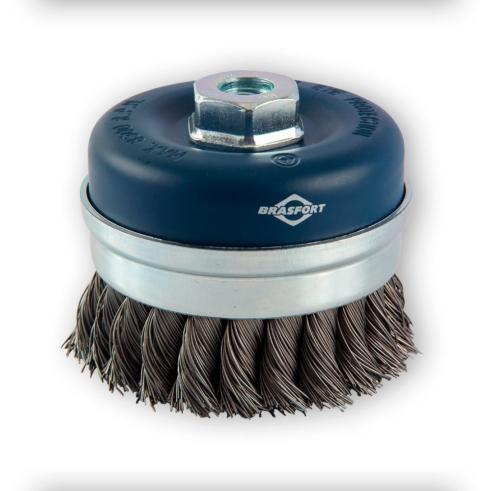 Escova Aço Brasfort Copo Trançada 100xM14 7264